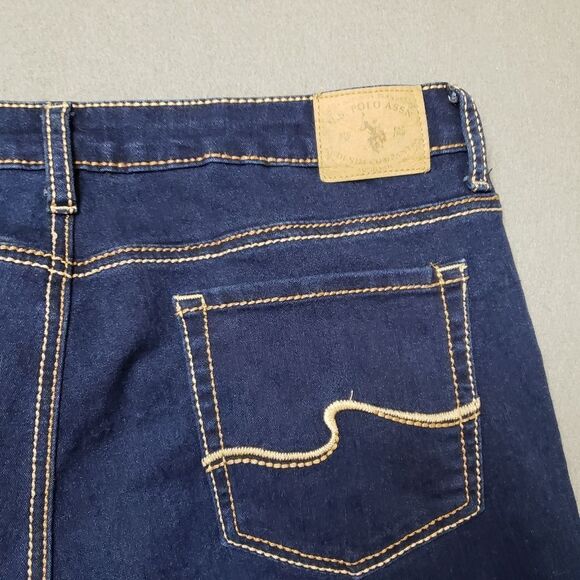 U.S. Polo assn. high rise skinny jeans size 14 - Picture 8 of 12